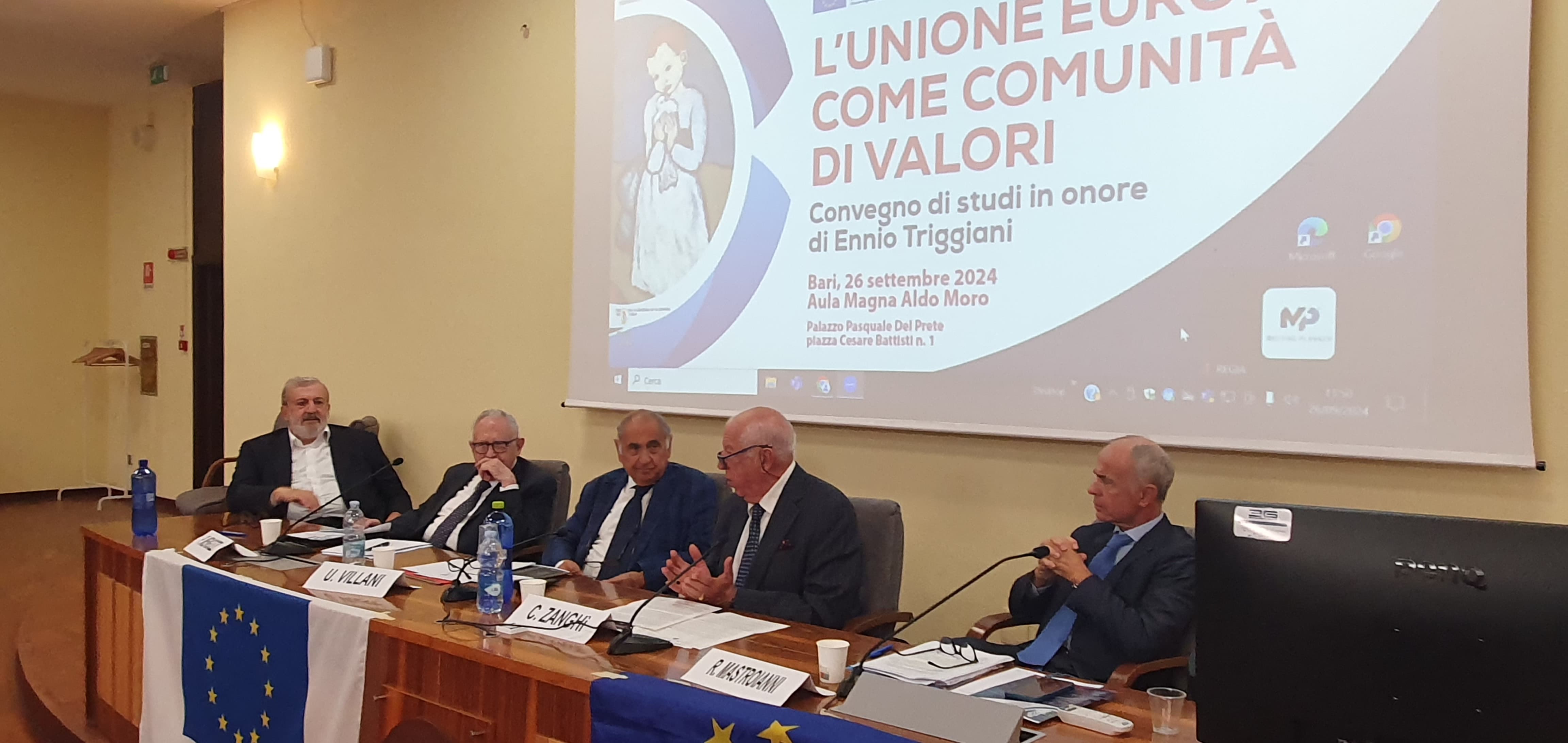 Galleria Il presidente Emiliano al convegno di studi in onore del prof. Triggiani: “Un faro per il Diritto e le nuove generazioni