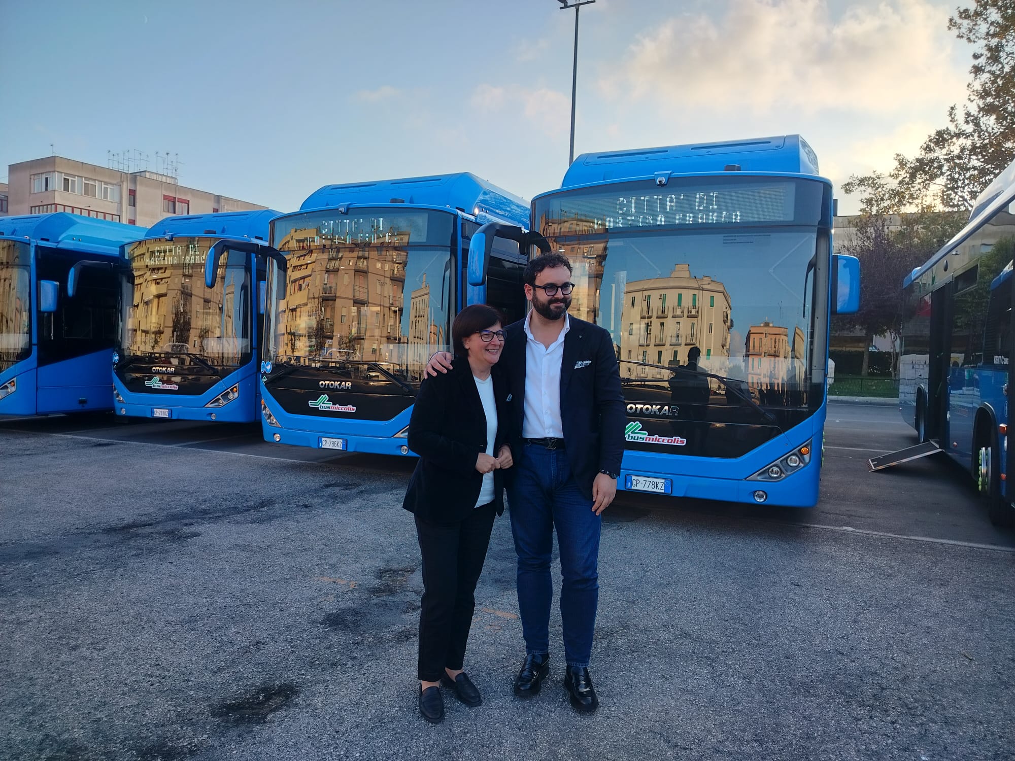 Galleria Trasporti, l’assessore Ciliento a Martina Franca per la consegna di 13 nuovi bus a metano del servizio TPL - Diapositiva 5 di 11