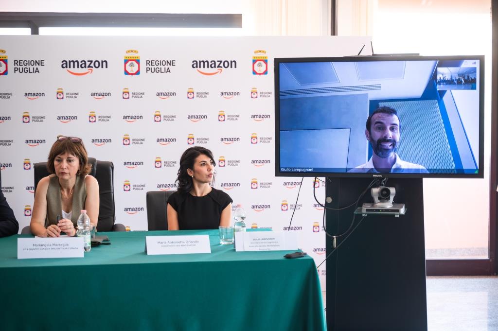 Galleria Amazon al fianco di Regione Puglia per sostenere la digitalizzazione e l’internazionalizzazione delle piccole e medie imprese del territorio - Diapositiva 1 di 9