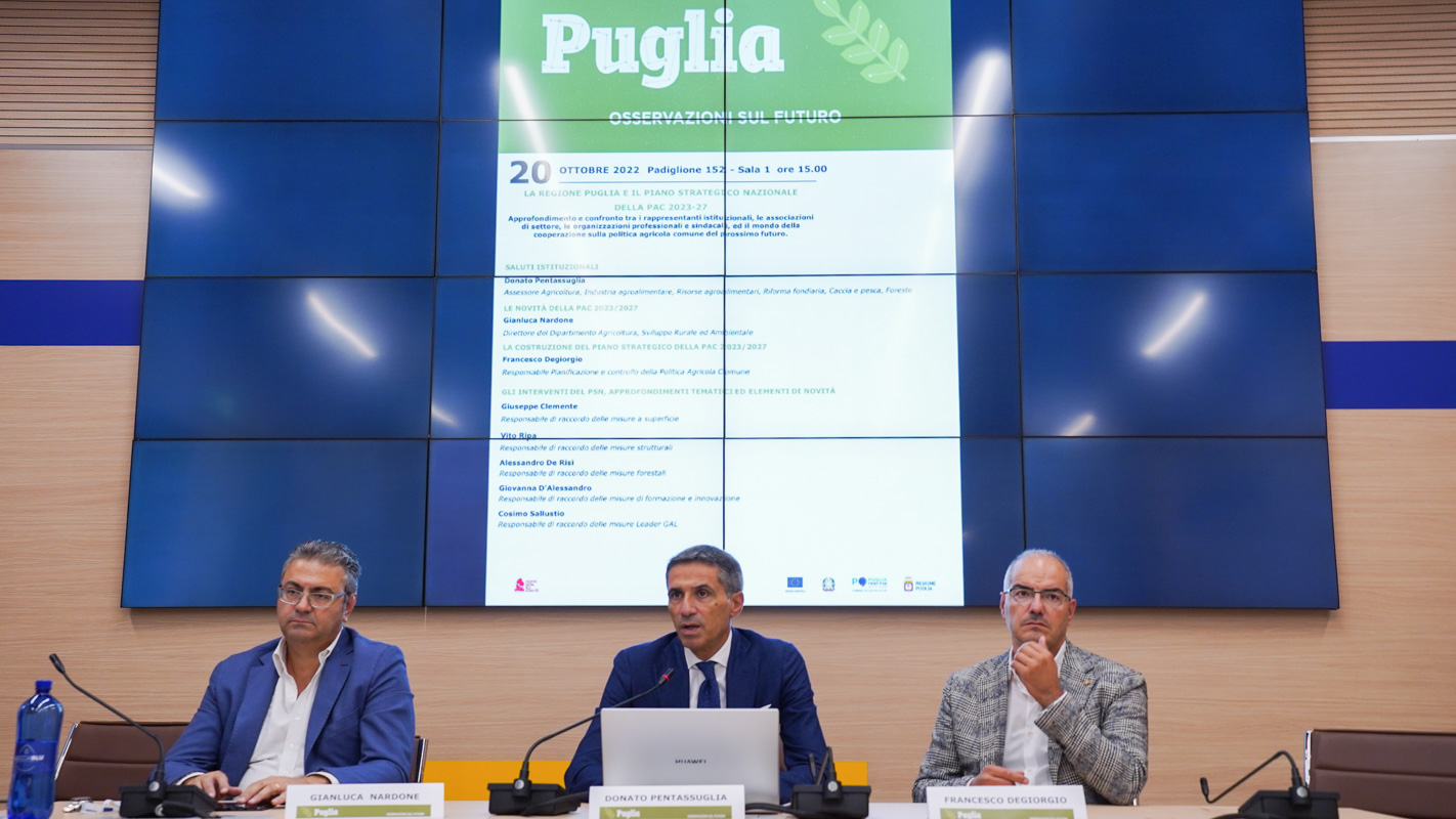 Galleria FdL 22. Sviluppo rurale del futuro: la Puglia verso il nuovo Piano strategico nazionale della PAC 2023-2027 - Diapositiva 2 di 6
