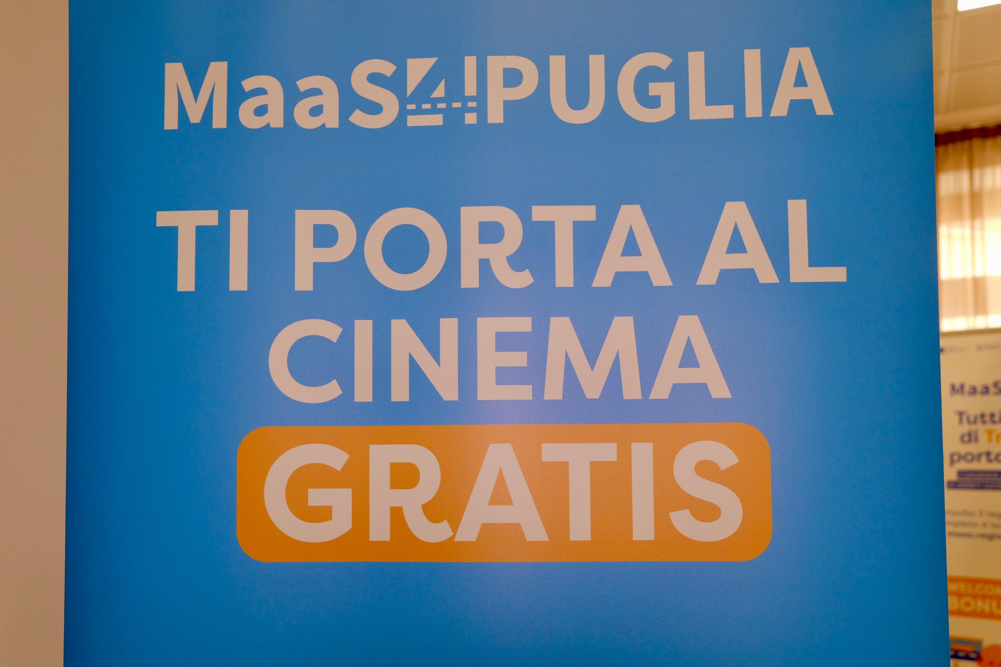 Galleria Nuovi benefit per gli sperimentatori del MaaS4Puglia, entro fine marzo 1000 voucher per un ingresso gratuito al cinema - Diapositiva 1 di 7
