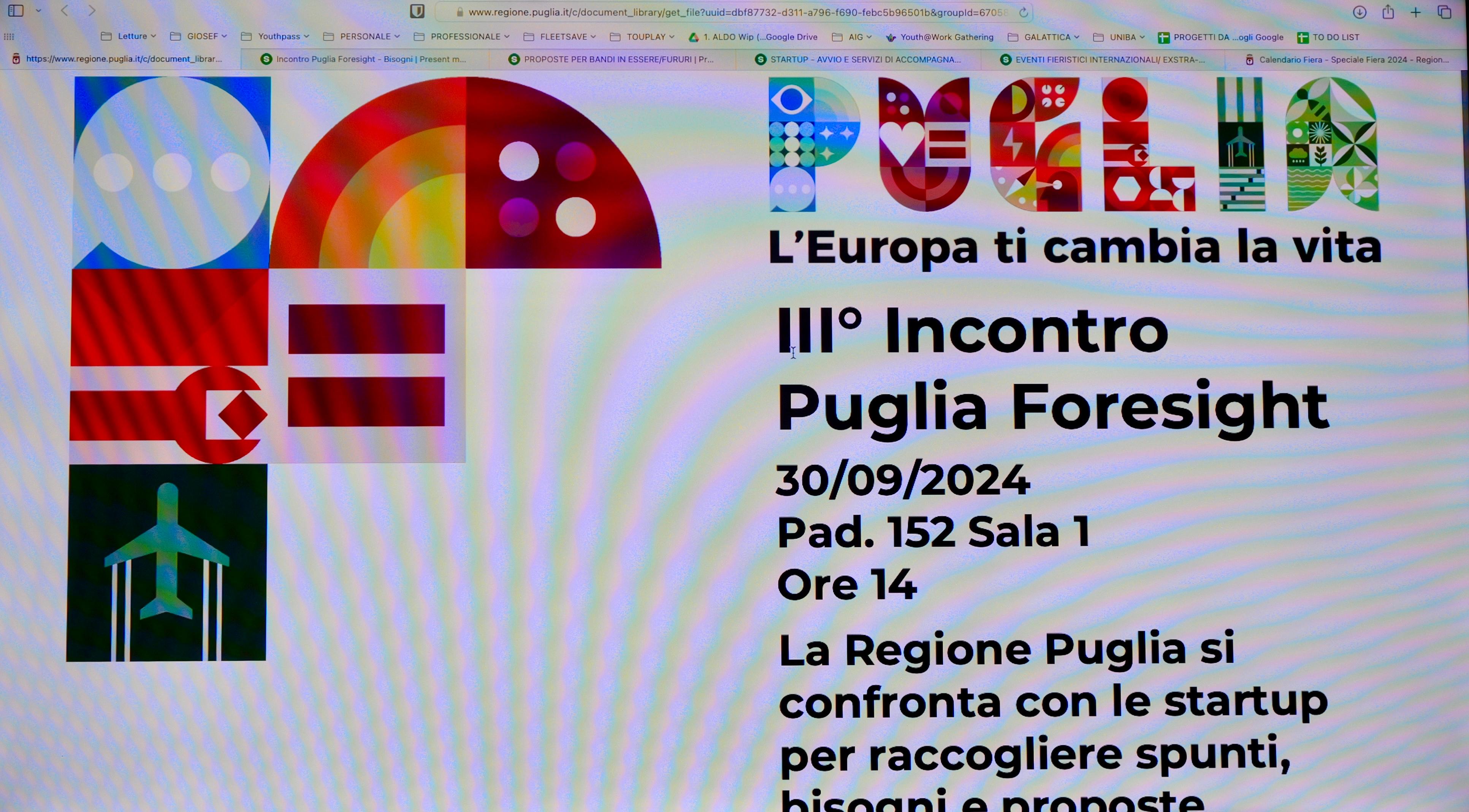 Galleria REGIONE PUGLIA INCONTRA LE STARTUP PUGLIESI NELLA TERZA ASSEMBLEA DI “PUGLIA FORESIGHT - Diapositiva 3 di 3