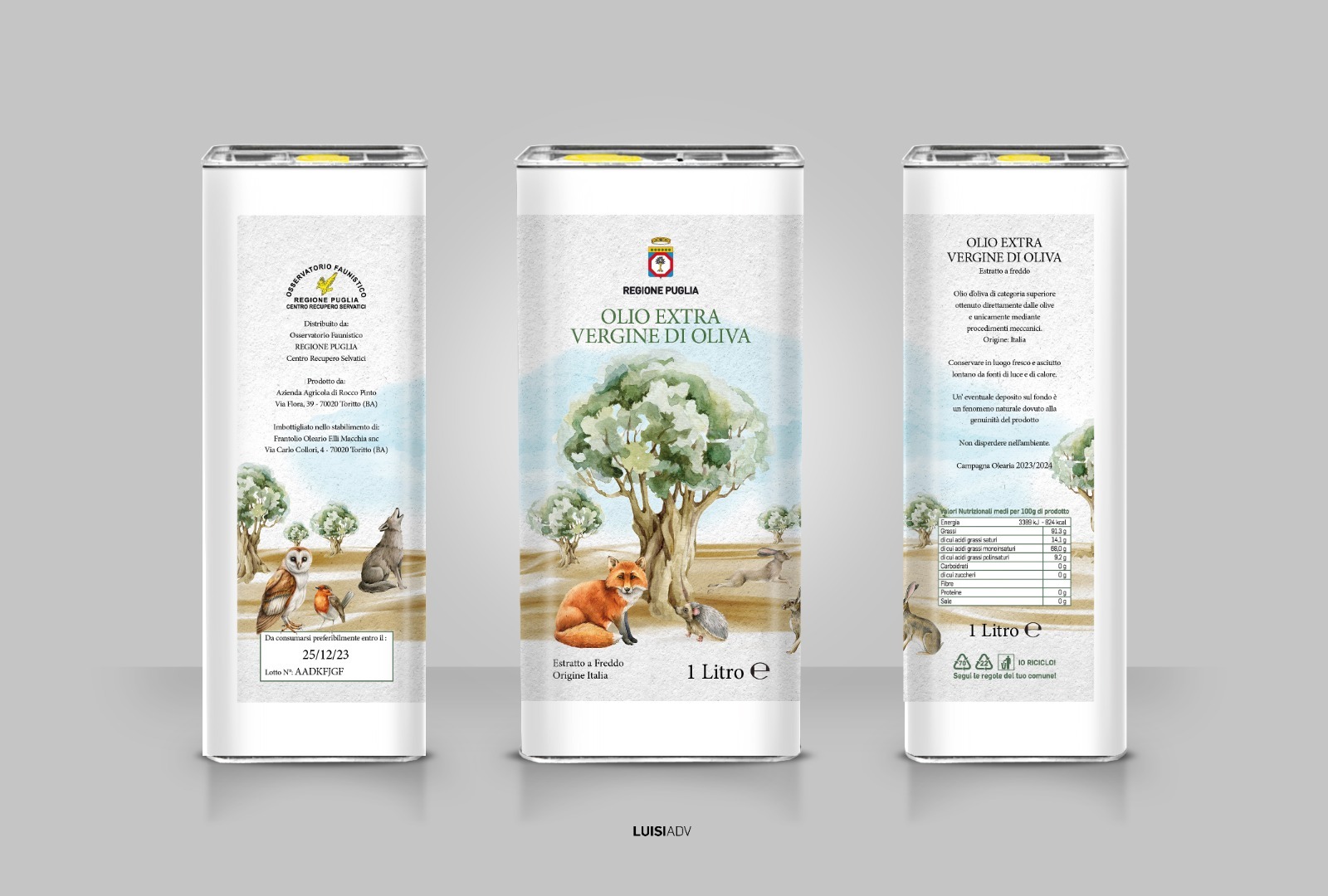 Galleria Il Dipartimento  Agricoltura della Regione  Puglia dona 500 litri di Olio Evo alla Caritas di Puglia - Diapositiva 11 di 13