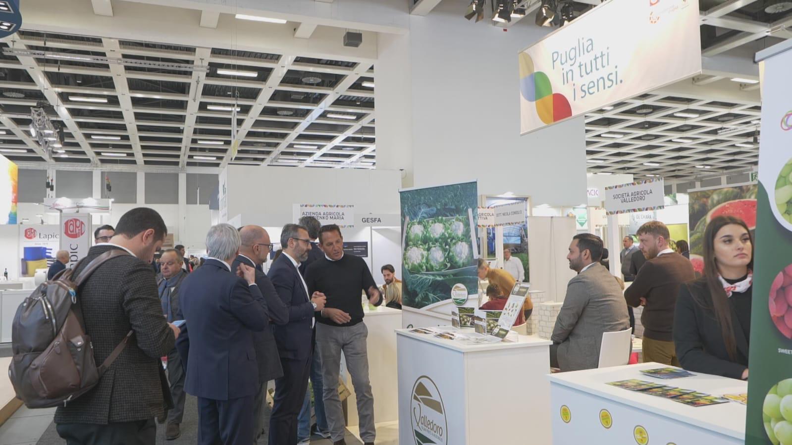 Galleria Ortofrutta di Puglia settore da record, Pentassuglia: “Al Fruit Logistic 2023 di Berlino per affermare qualità e consolidare i rapporti con operatori esteri” - Diapositiva 1 di 4