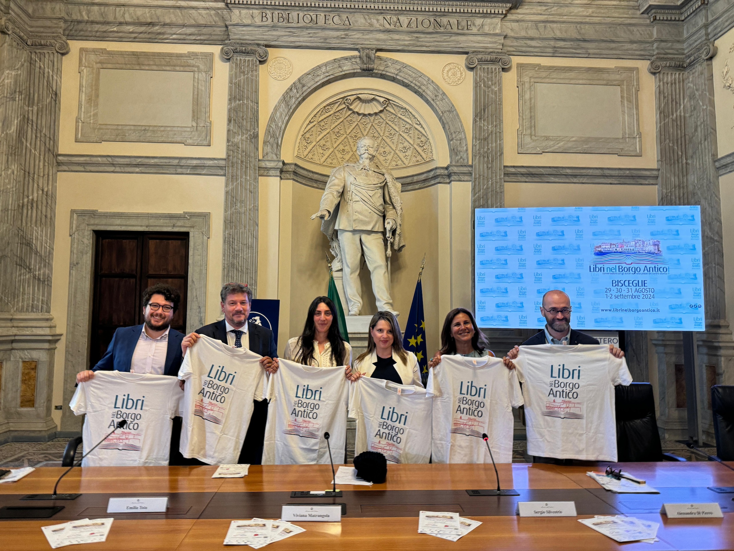 Galleria Matrangola e Patruno a Roma per la presentazione di “Libri nel Borgo Antico”, il festival letterario di Bisceglie - Diapositiva 1 di 5