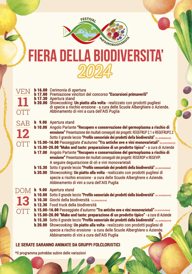 Galleria Al via la I edizione Fiera della Biodiversità a Locorotondo dall’11 al 13 ottobre - Diapositiva 13 di 13