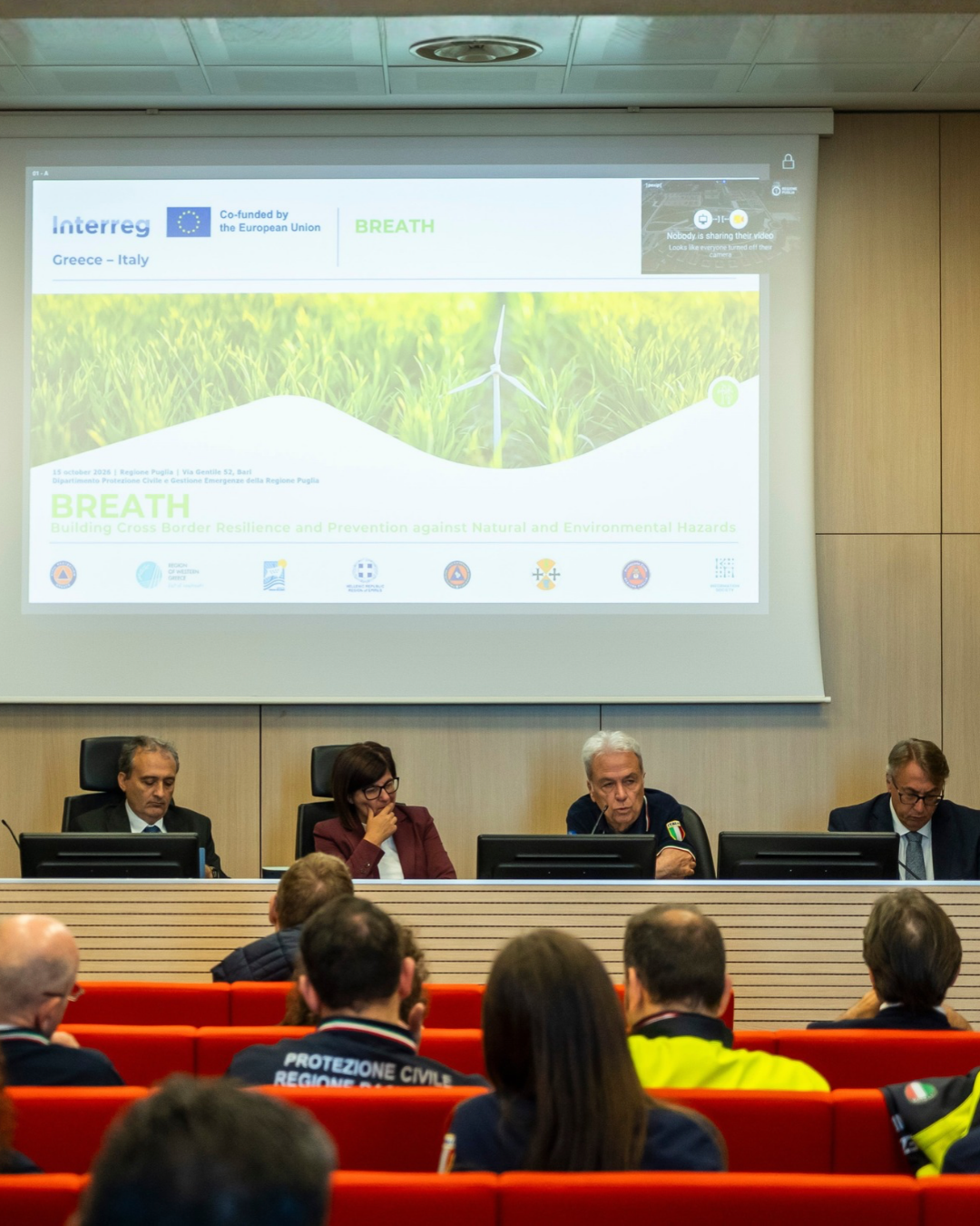 Gallery Presentato a Bari il progetto strategico BREATH: Grecia e Italia rafforzano la cooperazione transfrontaliera per la prevenzione dei rischi naturali, la protezione civile e la resilienza delle comunità - Slide 3 of 7